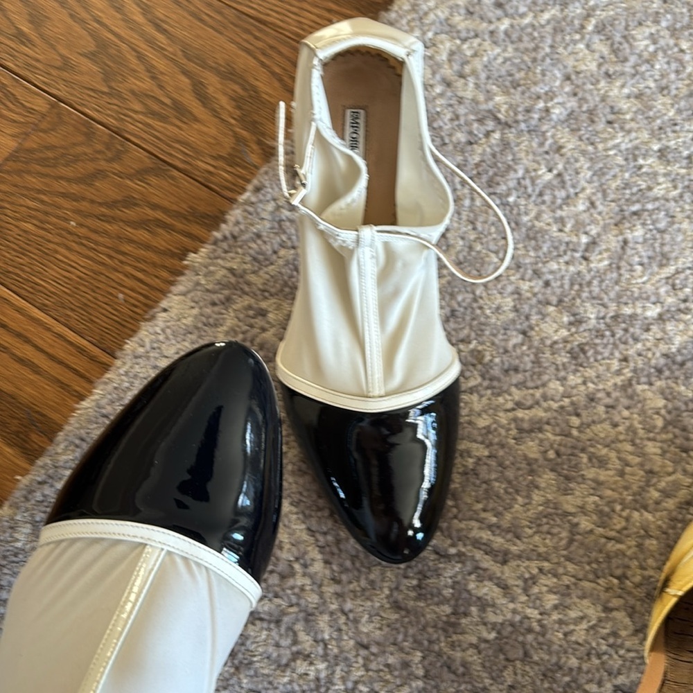 Emporio Armani Black and White Heels - Picture 5 of 7